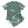 Conjunto (Camiseta+Pantalón Corto) Borussia Monchengladbach Segunda Equipación 2021/22 - Niño